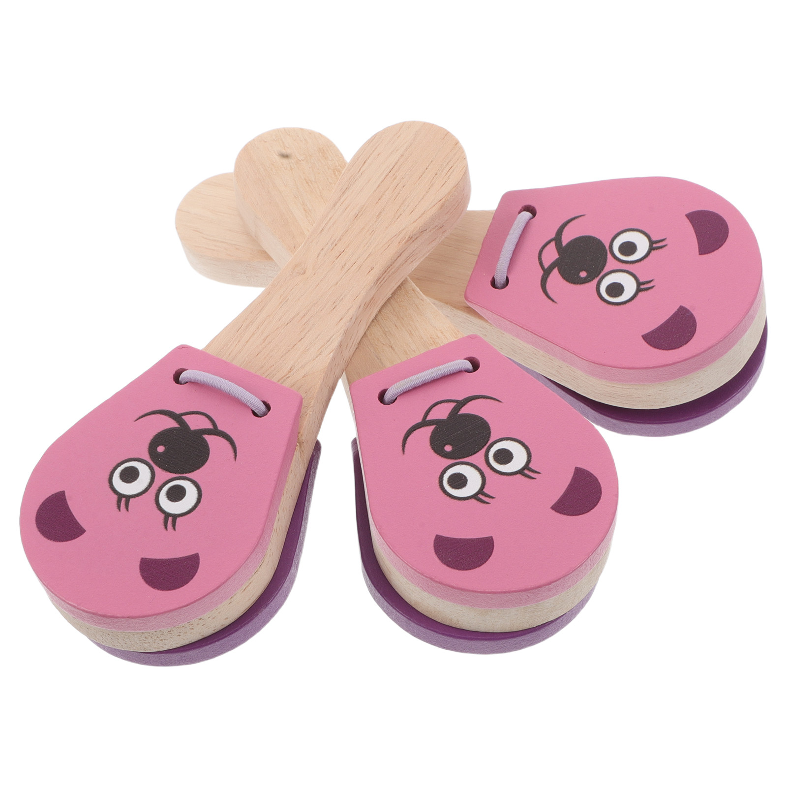 Musical Instrument For Babies - 3 Piezas de Castañuelas Musicales de