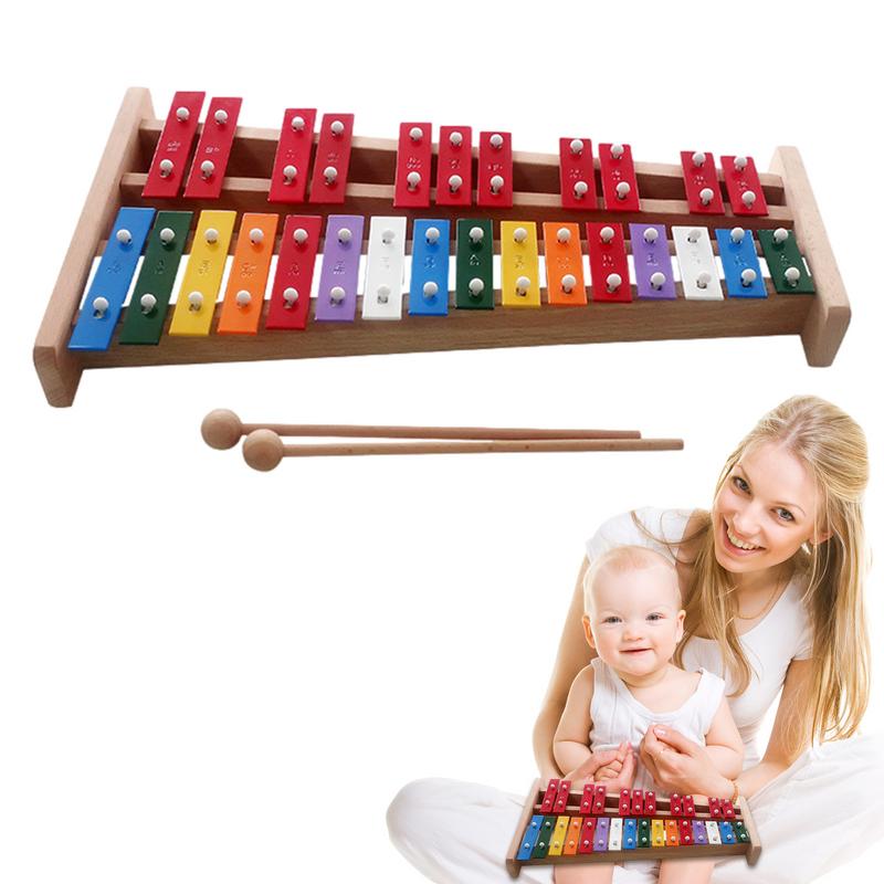 Musical Instrument For Babies - Xilófono de 27 notas, campana de