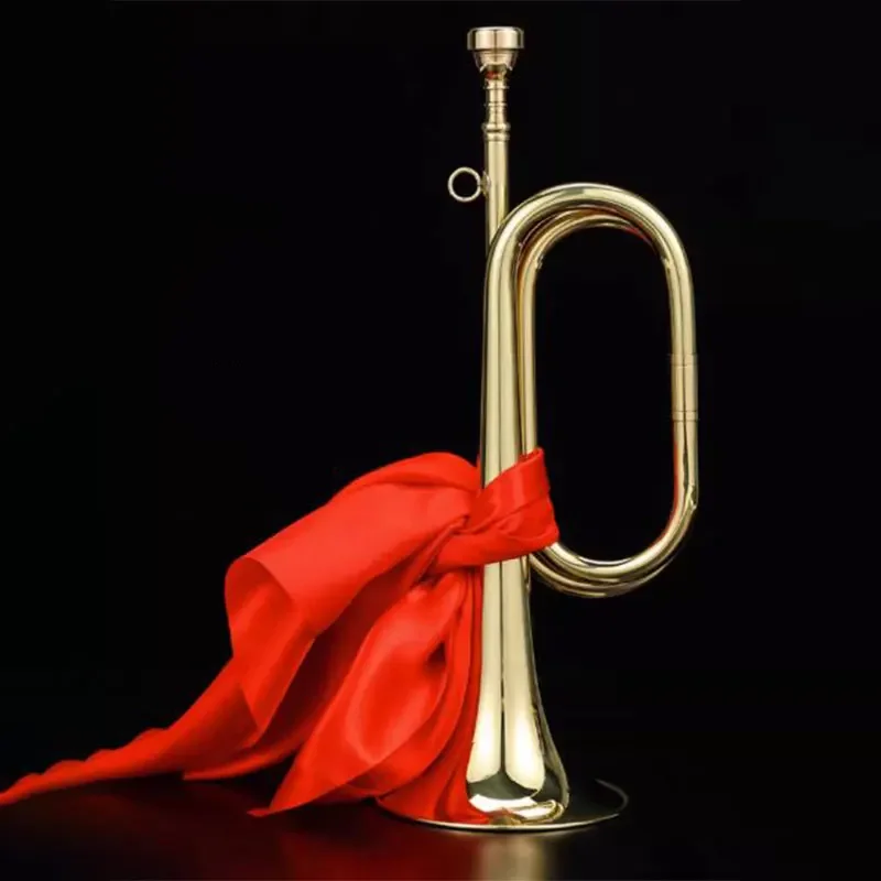 Musical Instrument Bugle - Trompeta de latón para niños principiantes,