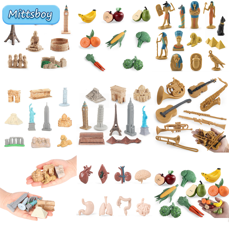 Musical Instrument Qin - Juguete de matemáticas Montessori para niños,