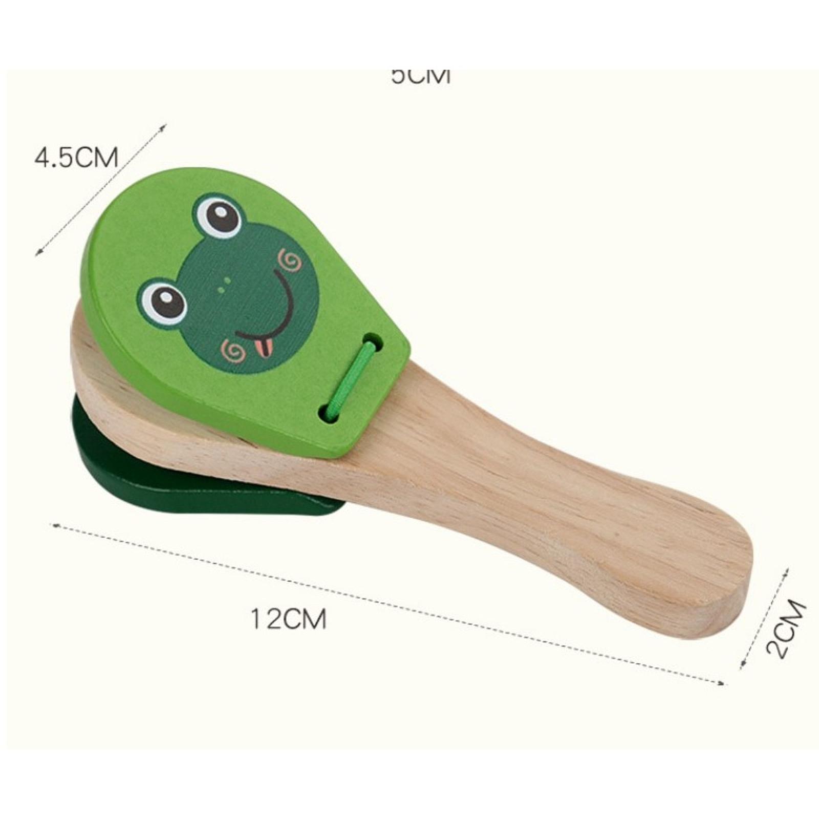 Musical Instrument For Babies - Castañuelas de madera para bebés, instrumento