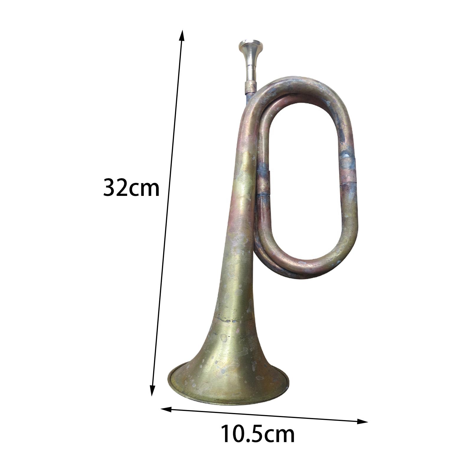 Musical Instrument Bugle - Corneta de Latón Sólido, Instrumento Musical
