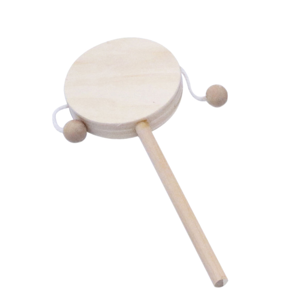Musical Instrument For Babies - 1 Juego de Tambor de Madera