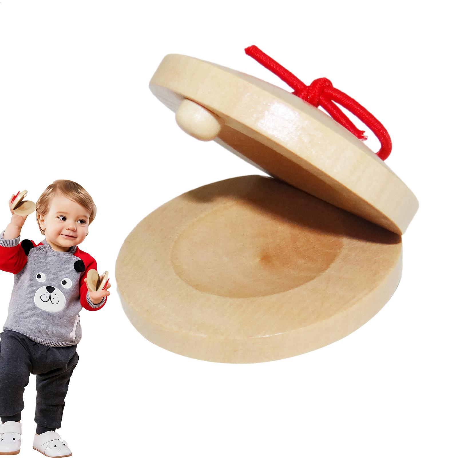 Castañuelas de Madera, Instrum - Musical Instrument For Babies reseña y precio