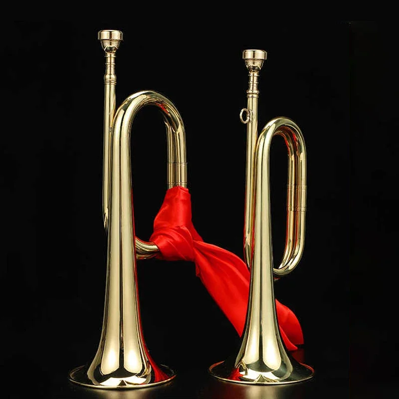 Trompeta de latón para niños p - Musical Instrument Bugle reseña y precio