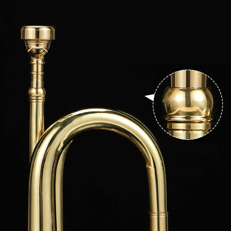 Trompeta de latón para niños p - Musical Instrument Bugle reseña y precio