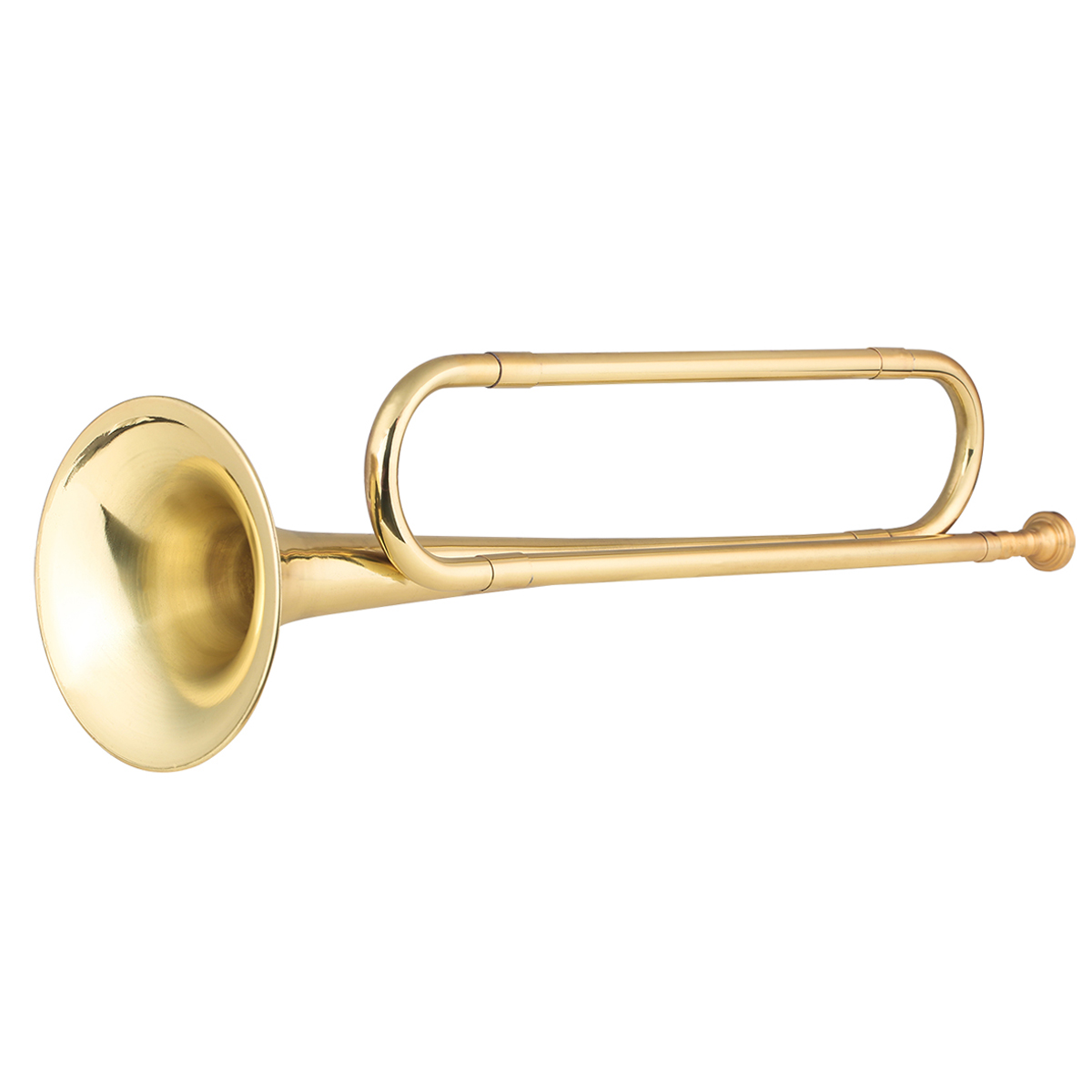 Trompeta de caballería chapada - Musical Instrument Bugle reseña y precio
