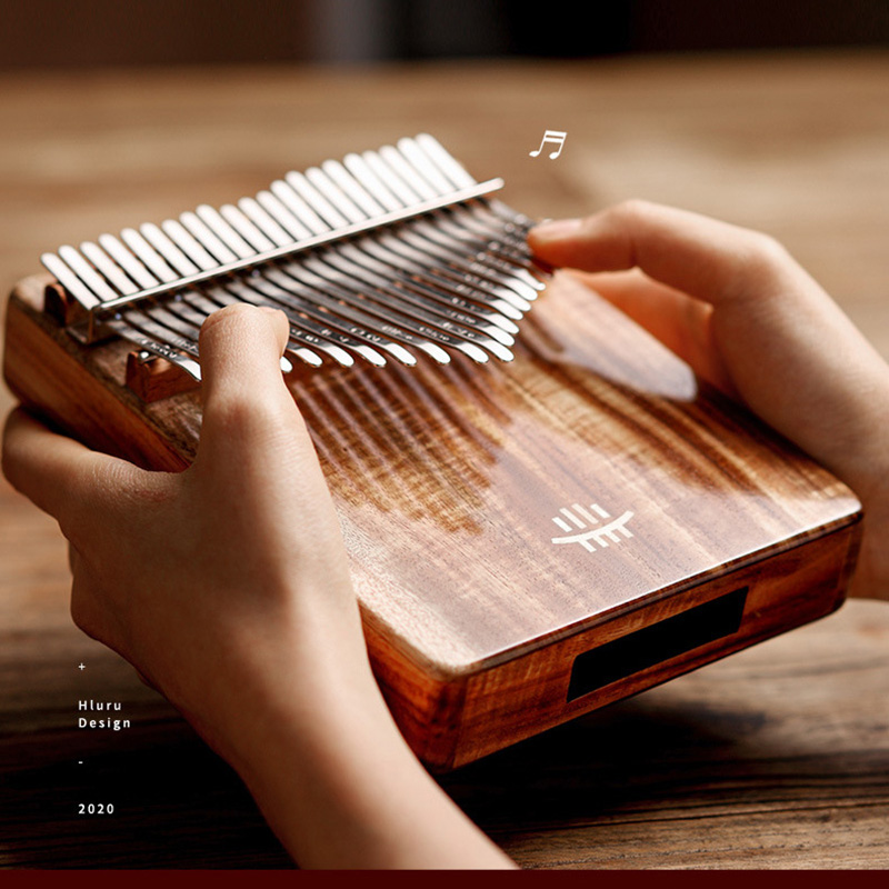 Hluru Kalimba de 17 teclas con - Musical Instrument Qin reseña y precio