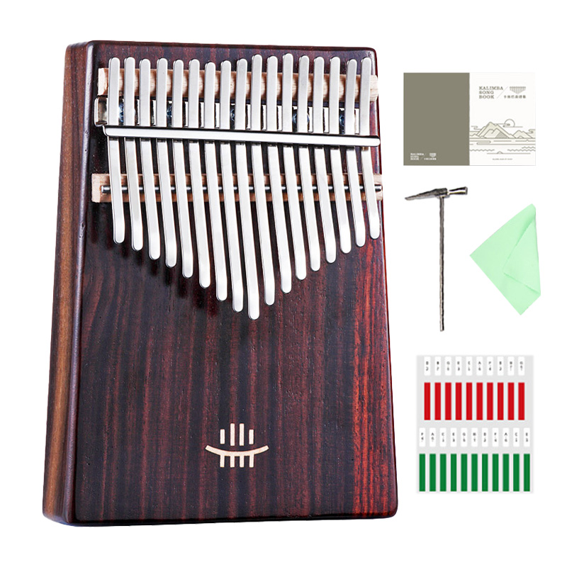 Hluru Kalimba de 17 teclas con - Musical Instrument Qin reseña y precio