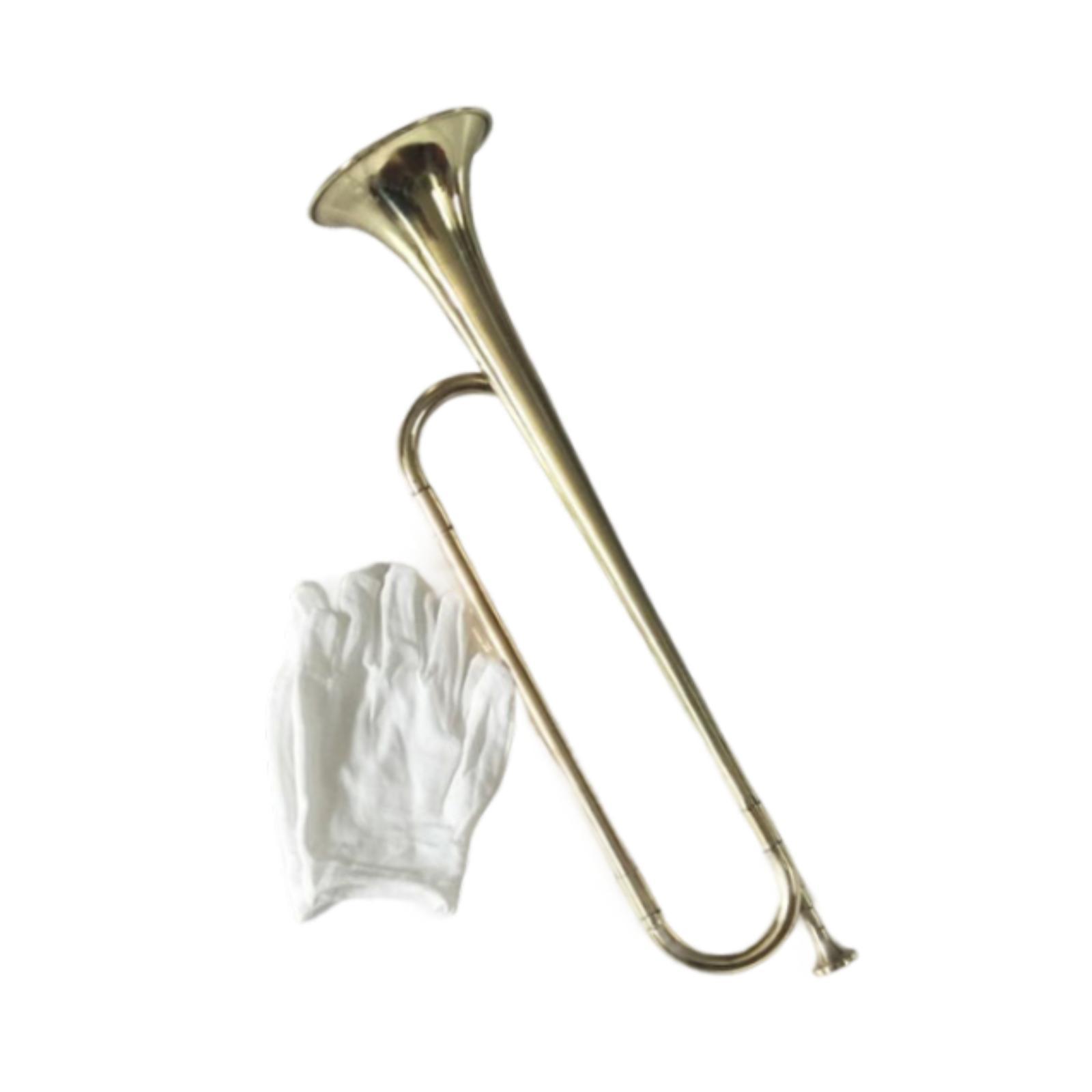 Trompeta de tambor de oro prof - Musical Instrument Bugle reseña y precio
