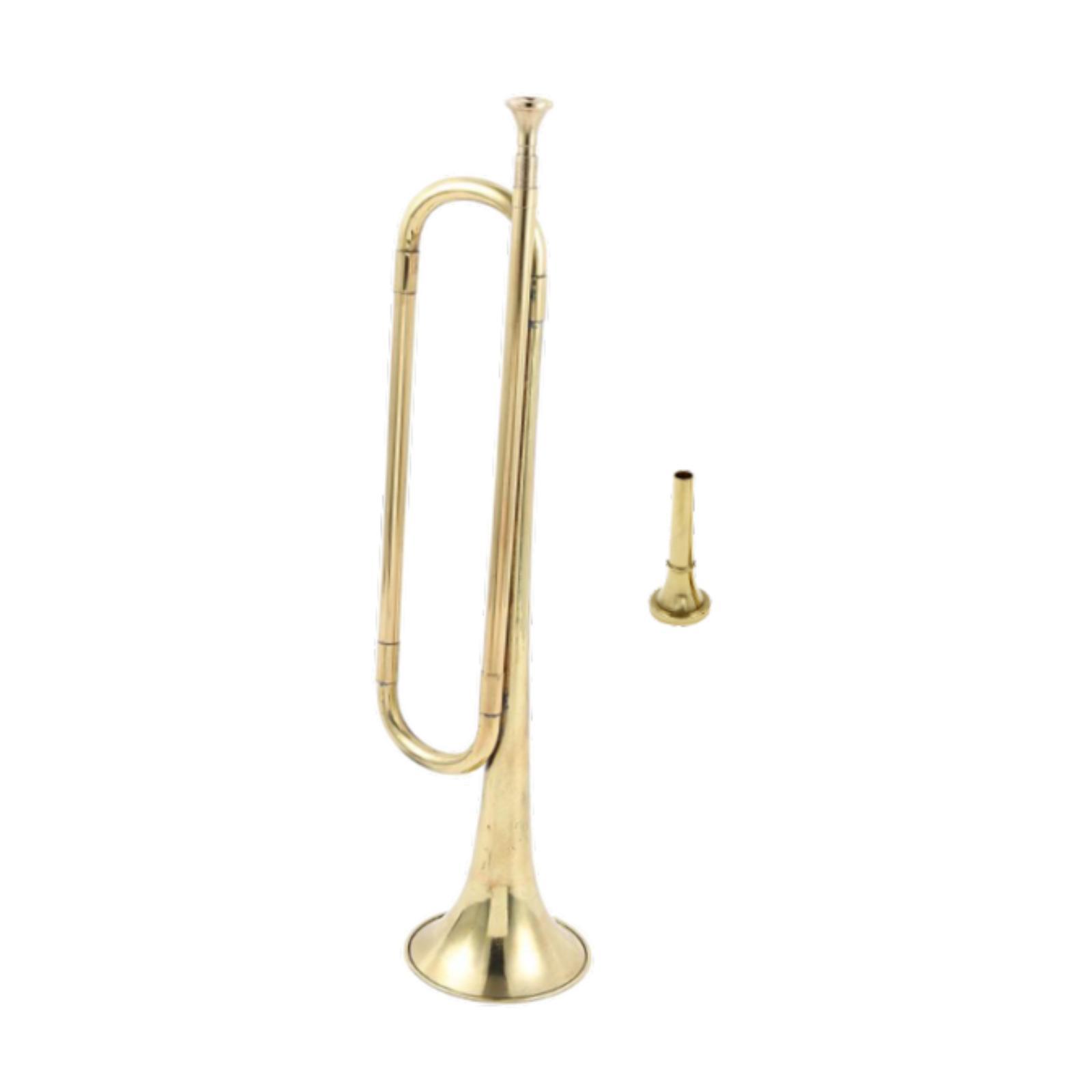 Elegante trompeta de latón pul - Musical Instrument Bugle reseña y precio