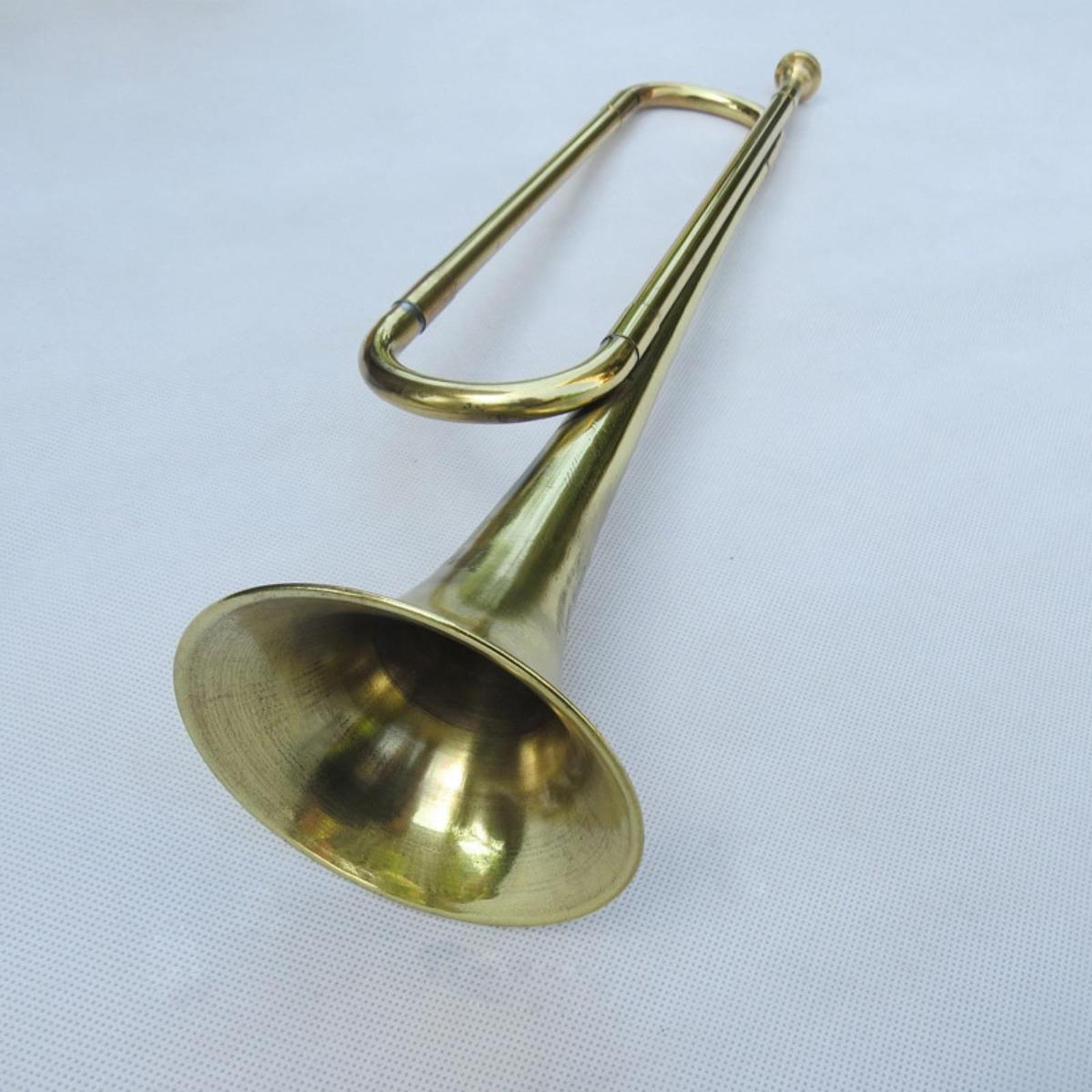 Elegante trompeta de latón pul - Musical Instrument Bugle reseña y precio