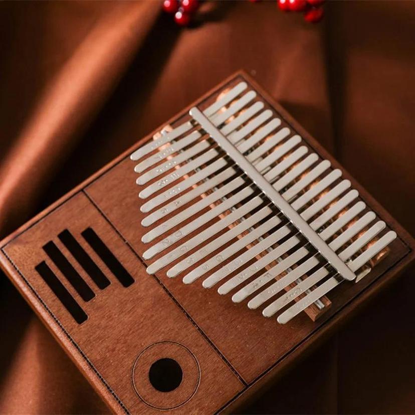 Retro Kalimba 17 llave pulgar  - Musical Instrument Box reseña y precio