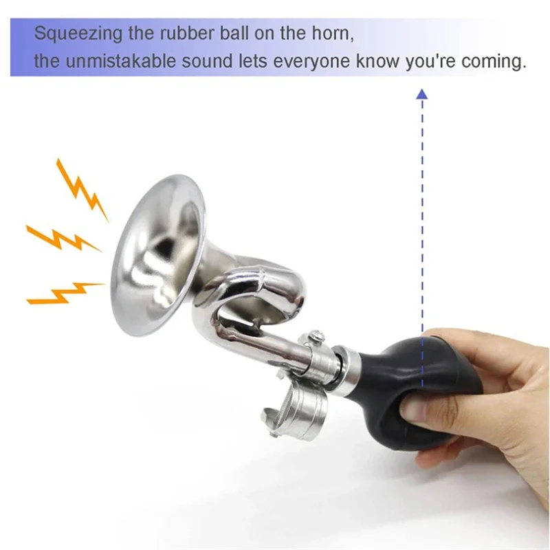 Bocina de aire Retro para bici - Musical Instrument Bugle reseña y precio