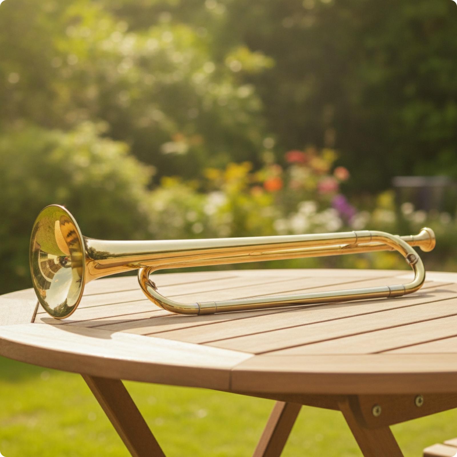 Corneta Clásica de Latón, Inst - Musical Instrument Bugle reseña y precio