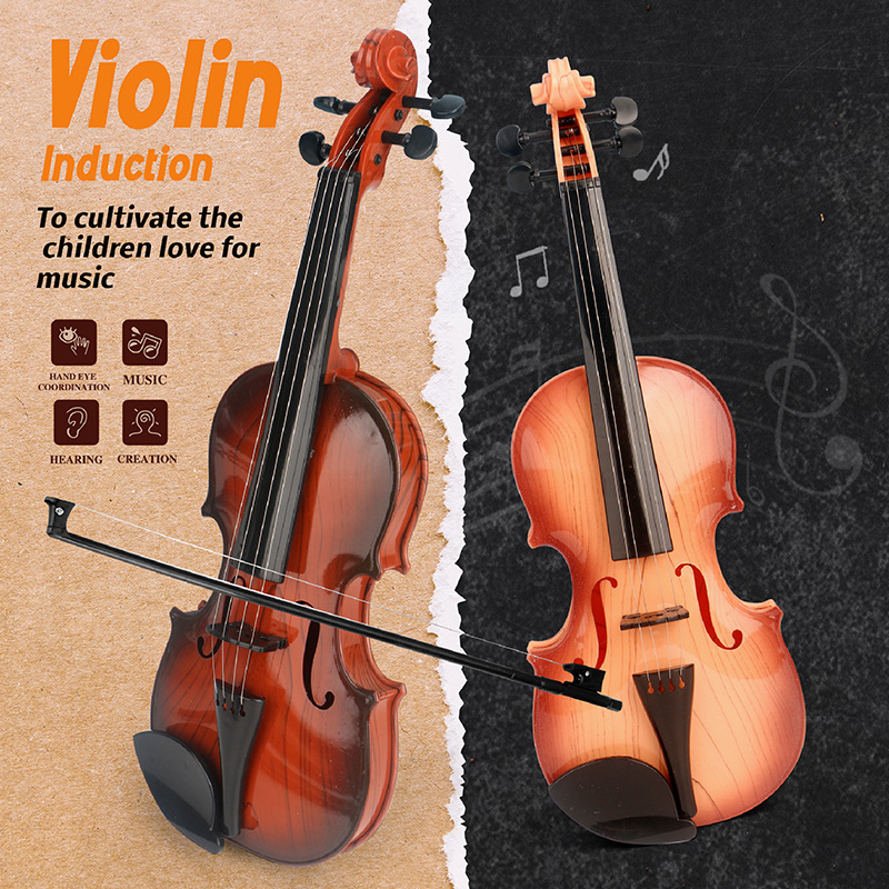 Juguetes de violín acústico, c - Musical Instrument Qin reseña y precio