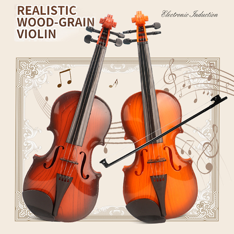 Juguetes de violín acústico, c - Musical Instrument Qin reseña y precio