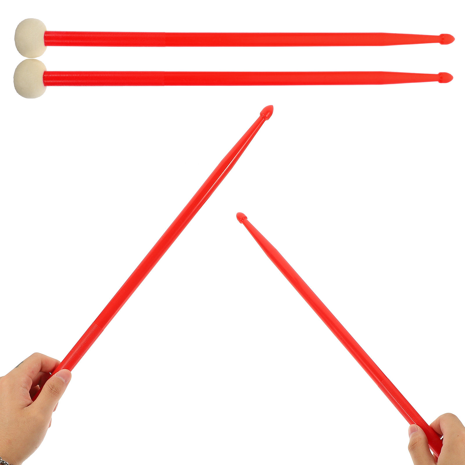 1 Par de Baquetas de Doble Pun - Musical Instrument Ending In A reseña y precio
