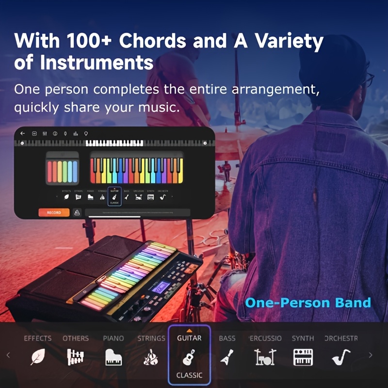 Elegante Piano Digital Intelig - Musical Instrument Qin reseña y precio
